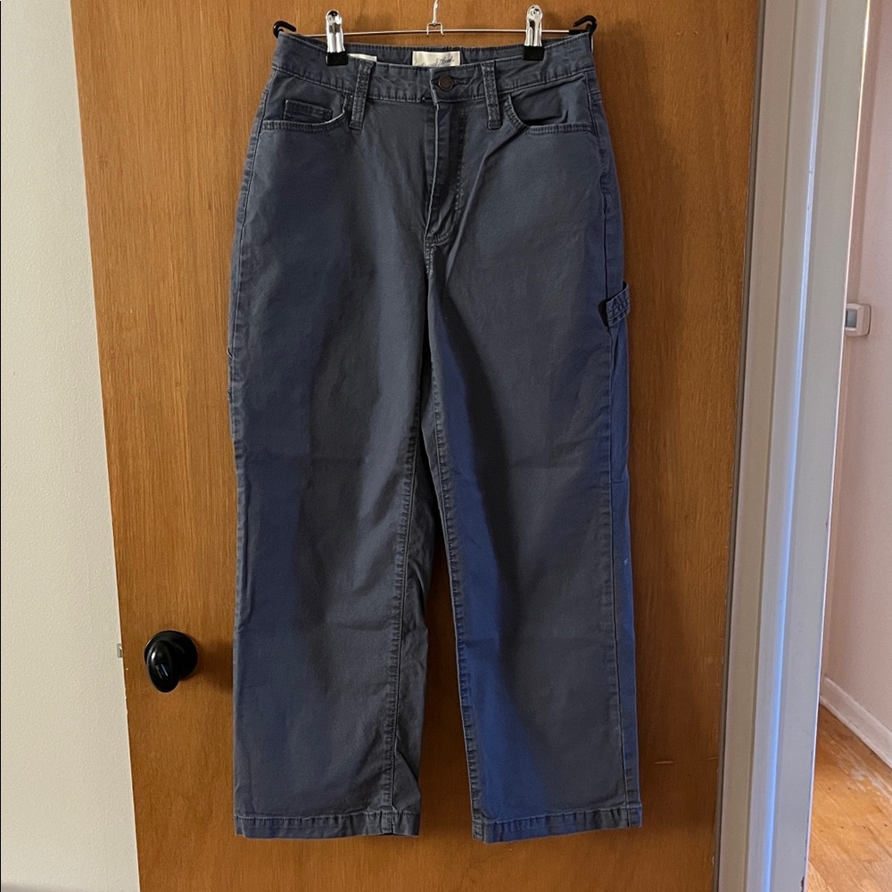 Universal Thread Blue Wide-Leg Cargo Pants
